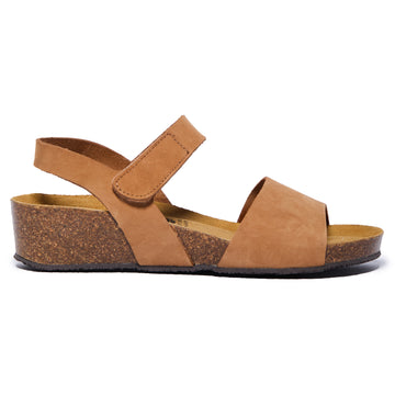 Plakton Platform Wedge Sandal – Luna Light Brown